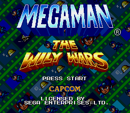 Mega Man Wily Wars Hack (Flow) Title Screen